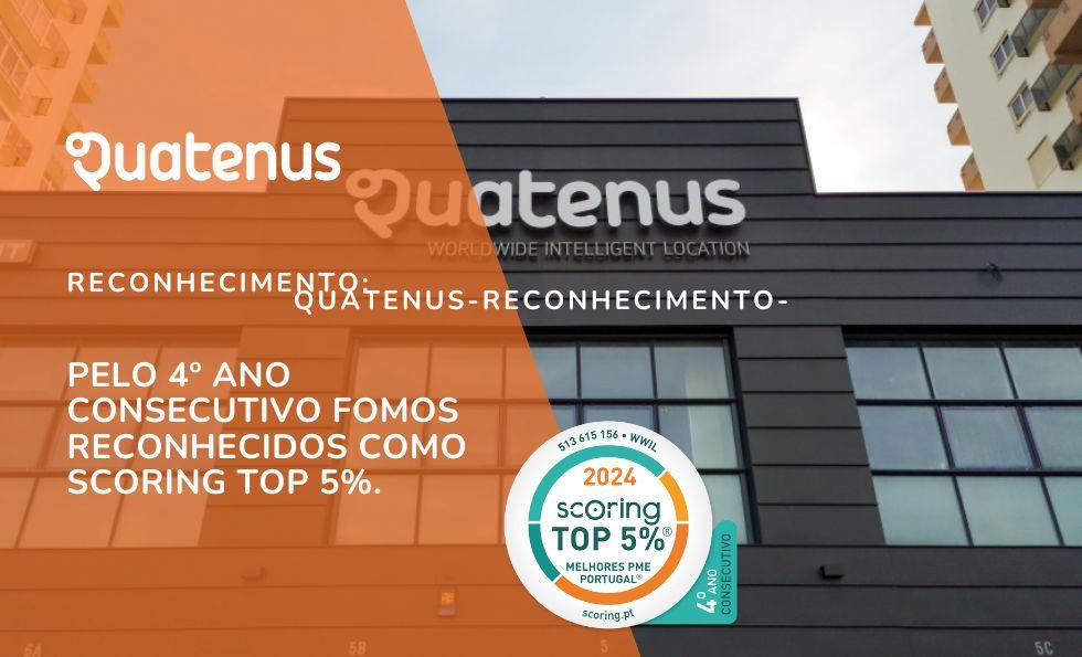 Quatenus alcança o Scoring Top 5% das empresas de confiança pelo quarto ano consecutivo
