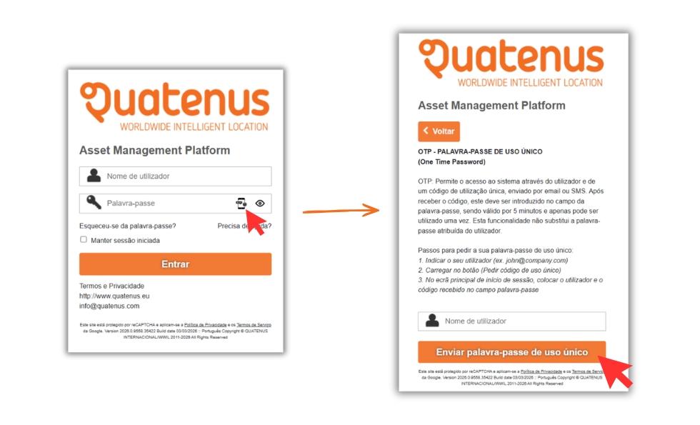 OTP for system access